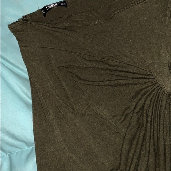 Shein asymmetric skirt- ARMY GREEN💚 - Picture 5 of 8